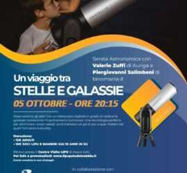 tra stelle e galassie del 5 ottobre